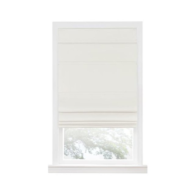 35 x 64 in. Cordless Roman Shade, Ivory