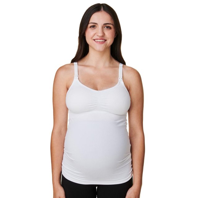 Basics by Bravado Women's Slimming Maternity and Nursing Cami