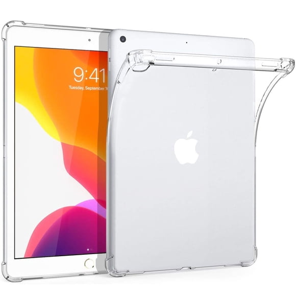 Vultic Étui pour iPad Air 3 2019 / Pro 10.5 2017 - TPU [Coins Renforcés][Étui Transparent Cristal] Étui Arrière Transparente de Protection pour Apple iPad Air 3rd Gen 2019 & Pro 10.5 Pouces 2017 (Butoir Transparent)