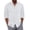 White, variant on Ketyyh-chn99 Plaid Shirt Men Fall Clothes Mens Fashion Casual Button Lapel Cotton Solid Color Pocket Long Sleeve Shirt Top Beige,3XL