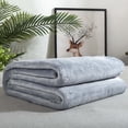 thumbnail image 1 of Solid Color Double Sided Flannel Blanket for All Seasons - Soft Lightweight Breathable Office Nap and Summer Conditioning - Versatile Home Camping Sofa Decor, 1 of 8