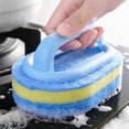 thumbnail image 4 of PRETXORVE Handle Brush Cleaning Brush Multifunctional Brush Bathroom Bathtub Brush Sponge Scrub Pak Clean Brush Kitchen Bathroom Cleaning Stain Removal, 4 of 6