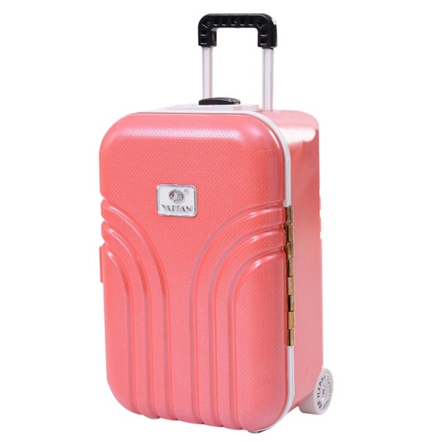 Suitcase Style Music Box Jewelry Storage Box Rotating Ballerina Girl for Kid Toys Gift(Red)
