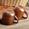 thumbnail image 1 of DEBGFS Set of 2 Handmade Wooden Coffee Mugs - Reusable  Multipurpose  Compostable Natural Wood Tea Cups - Hand Wash Only,2pcs,none, 1 of 6