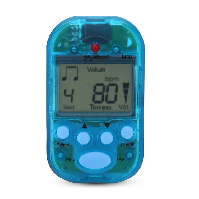 TOPINCN Mini Touche Numérique M50 Tempo Métronome Clip Instruments de Musique, M50 Métronome, Mini Métronome
