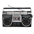 thumbnail image 4 of Bunblic Cassette Player Boombox Multifunctional with Handle Stereo Sound Tape Player Black, 4 of 8