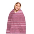 thumbnail image 3 of Serviette de Plage Style Turc à Rayures Tissées, Matériau Polyester, Design à Pompons, Grande Absorption d'Eau et Format Surdimensionné, 3 of 8