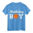 thumbnail image 4 of Chemises Garçons Été Manches Courtes Imprimé Basketball Tendance T-Shirt Haut Bleu 3-4 Ans, 4 of 4