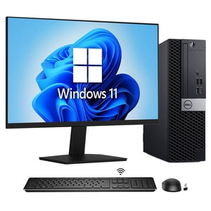 Dell Optiplex Bureau PC avec NEW 24" Moniteur de pouce HDMI- Hexa Core i5 8th Gen Processeur jusqu'à 4.1Ghz 32GB DDR4 RAM 512GB SSD Stockage 4K Support de Windows 11 Pro -64 bit (A Grade)