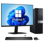 Dell Optiplex 7060 SFF High Performance Desktop Computer, Hexa Core i5 Processor, 32GB DDR4 RAM, 2000GB (2TB SSD), WiFi, Bluetooth 4.0, NEW 24 inch FHD Monitor, Windows 11 Pro A Grade