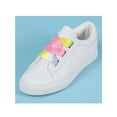 thumbnail image 2 of INSPIRE CHIC Extra Wide Shoe Laces Satin Ribbon Flat Gradient Colorful Shoe Strings for Sneakers Multi Pink 100cm/39.4", 2 of 6