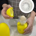thumbnail image 2 of MesaSe Egg Scrambler Shaker  Electric Egg Spinner 50S Rotation Time Small Compact Golden Egg Maker Egg Silicone Shaker for Home Mixing the Egg[Yellow], 2 of 9