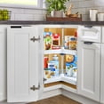 thumbnail image 4 of Rev-A-Shelf 32 Inch Lazy Susan Kidney Polymet 2-Shelf, White, 3472-32-11-52, 4 of 6