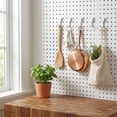 thumbnail image 4 of EGNMCR No-drill pegboard hooks and multi-functional movable storage hooks 5-pack available in white and black plastics hooks, 4 of 6