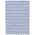 thumbnail image 1 of Sunnydaze Chevron Dreams Outdoor Patio Area Rug in Blue/Gray - 5 Ft. x 7 Ft., 1 of 7