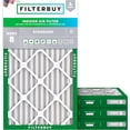 thumbnail image 1 of Filterbuy 14x36x2 MERV 8 (MPR 600) Dust Defense, Pleated HVAC AC Furnace Air Filters (4-Pack), 1 of 8