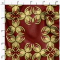 thumbnail image 2 of Soimoi Tissu Popeline de Coton Rouge Imprimé Floral au Mètre 42 Pouces de Large, 2 of 6