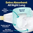 thumbnail image 4 of ZZZ Couches de Nuit, Taille 5 (27+ lbs), Protection Nocturne Couche Bébé Jetable, 4 of 28