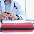 thumbnail image 3 of 1 Pce Étui pour Stéthoscope Sac Portable Boîte pour Stéthoscope Antichoc Étui pour Stéthoscope Portable Multifonction Compatible pour 3 m Litш (Rose), 3 of 8