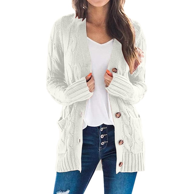 Kcodviy Sweaters Womens Open Sleeve Cardigan Jacket Knit Boho Long Patchwork Long Sweater Coat Plus Size Coat Cardigan Pockets Front Women Sweater Coat Long Thick Sweater