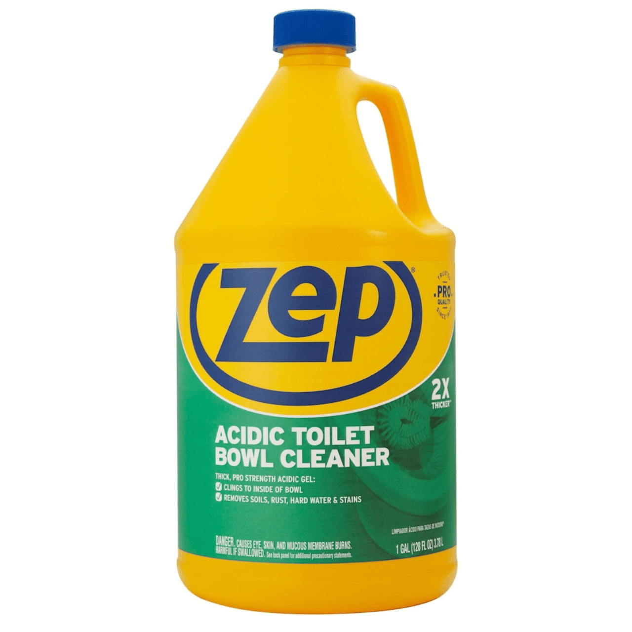 Zep Nettoyant pour Cuvette de Toilette Acide à Base de Gel Parfum Vert d'Hiver