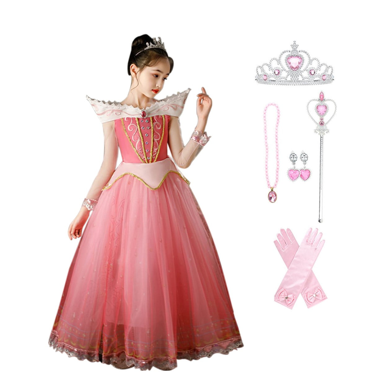 Chaussures De Princesse En Cristal – Jeu De Rôle, Antidérapantes, Pour Fête Et Carnaval