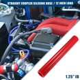 thumbnail image 3 of Unique Bargains Car Straight Coupler Silicone Hose Front Universal Intake Intercooler Silicone Tube 4-Ply 1.25' ID Red, 3 of 7