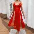 thumbnail image 2 of B91xZ Chemises de Nuit pour Femmes Manches Courtes Chemise de Nuit Imprimée, S B, 2 of 5