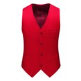 thumbnail image 1 of Birdeem Débardeur pour Hommes Rayé Mode Rétro avec Poches Simple Boutonnage Col en V Débardeurs Blouse, 1 of 1