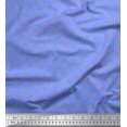 thumbnail image 1 of Soimoi Modal Satin Fabric Swirl,Triangle & Floral Artistic Decor Fabric Printed Yard 42 Inch Wide, 1 of 3