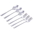 thumbnail image 1 of 6pcs Kids Silverware Stainless Steel Fork and Spoon Set Toddler Utensils, 1 of 8