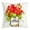 A, variant on Fareti Red Flower Decorative Throw Pillow Covers 45*45cm, Sweet Home Floral Bloom Spring Summer Cushion Case Decor
