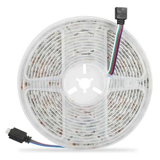 Fresh Fab Finds FFF-GPCT2106 16.4 ft. 300 LEDs RGB Color Changing Wi-Fi Smart LED Light Strip Work with Alexa Google Assistant