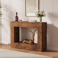 thumbnail image 1 of Table Console Style Ferme de 47 Pouces, Longue Table de Sofa derrière le Canapé, Table d'Entrée en Bois, 1 of 14