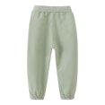 thumbnail image 4 of Boys Cotton Sweatpants Kids Jogger Pants Running Jogging Pants With Pockets Drawstring Green, 4 of 6
