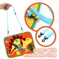 thumbnail image 2 of Dinosaur Busy Board Basic Life Skills Learning Early Educational Activity Board for Fine Motor Skills Interactive Sensory Montessori Board Gift for Kids Aged 2-4, 2 of 6