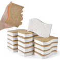 thumbnail image 1 of Eco-Friendly Natural Sponges for Dishes 15 Pack - Biodegradable Kitchen Sponge with Compostable Coconut Scrubber, 1 of 6
