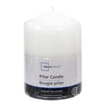 thumbnail image 1 of Mainstays 4" bougie pilier blanc, non parfumé, 1 of 6