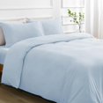 thumbnail image 4 of Duvet Cover Queen -Piece Prewashed Ultra Soft Queen Bedding Set - Features Zipper Closure and Corner Ties Includes Duvet Cover x Pillowcases No Comforter, 4 of 7