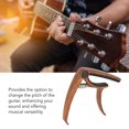 thumbnail image 3 of Guitar Capo, Metal Adjustable Spring Tension Capo For Acoustic Electric Ukulele Bass Banjo, Quick Release, 3 of 8