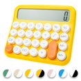 thumbnail image 1 of Graflsoa Stylish Yellow Calculator with Large Buttons, 12-Bit Display, and 2-Year Standby for Office Use, 1 of 7