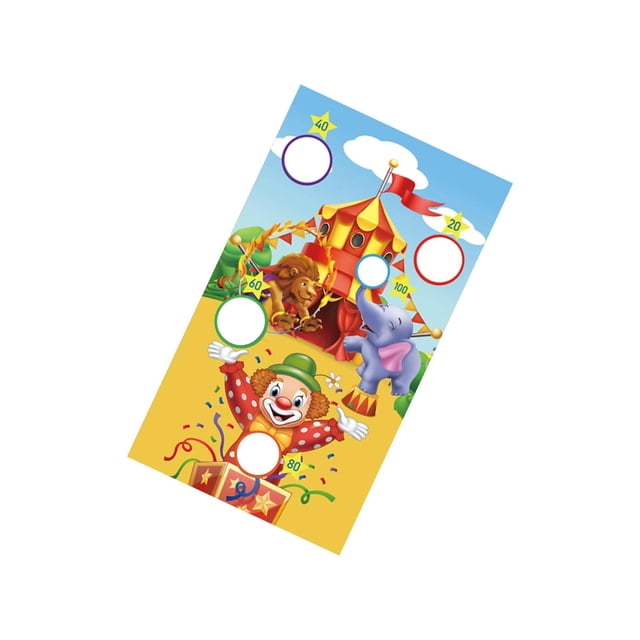 maytalsory Reusable Bean Bag Game Sets Banner Friends Interaction Toss Game Yard Game Style E