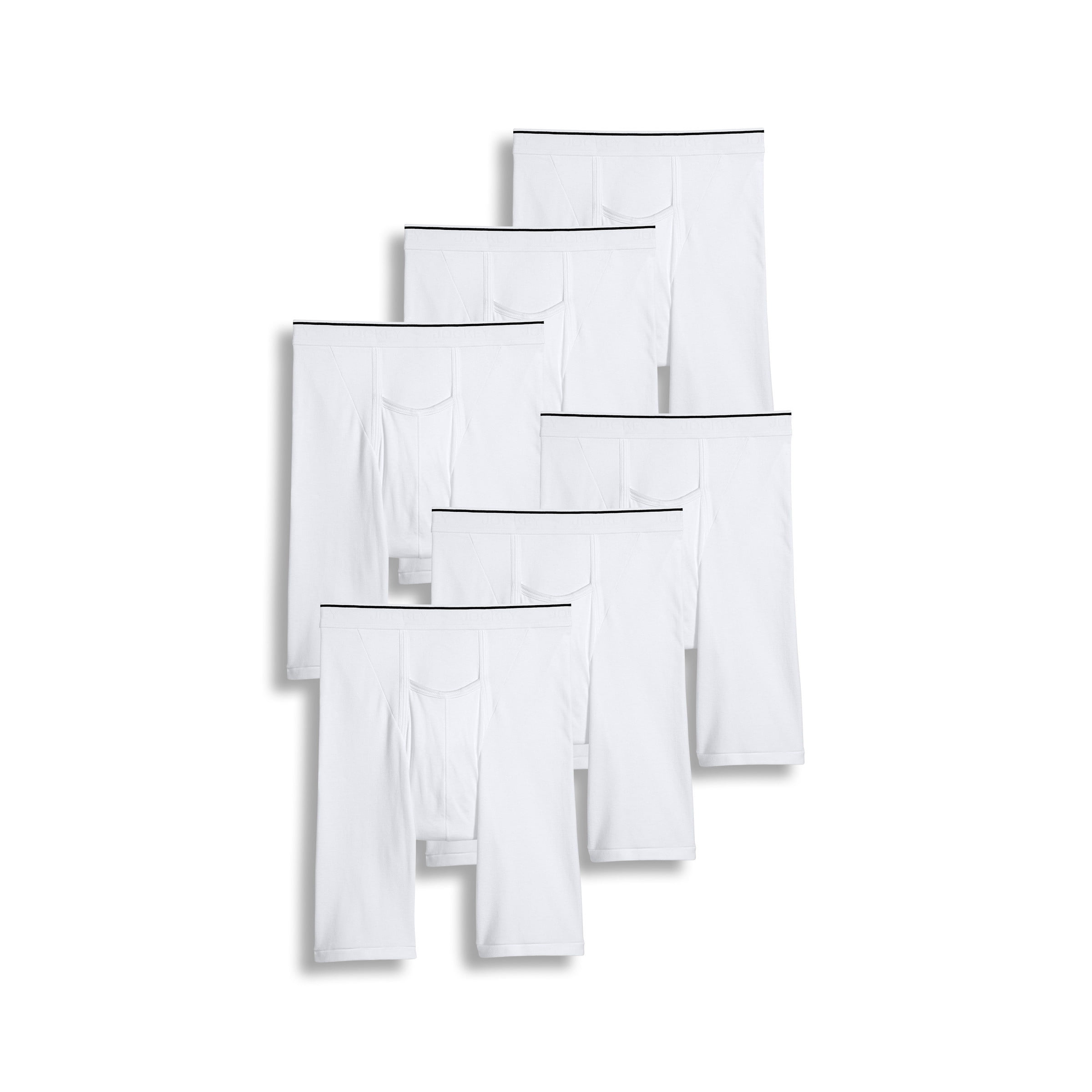 Jockey Men's Pouch 10" Midway Brief - 6 Pack