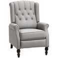 thumbnail image 1 of HOMCOM Manual Reclining Sofa with Wingback Design Armrests for Living Room, 1 of 10