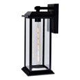 thumbnail image 1 of CWI Lighting Blackbridge 1 Light Outdoor Black Wall Lantern, 1 of 2