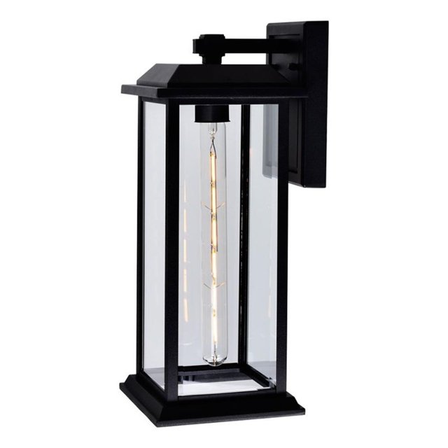 CWI Lighting Blackbridge 1 Light Outdoor Black Wall Lantern