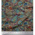 thumbnail image 1 of Soimoi Poly Georgette Fabric Floral & Paisley Fabric Prints by Yard 42 Inch Wide, 1 of 1
