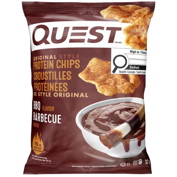 Quest Protein Chips BBQ Flavour | 32g