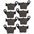 thumbnail image 4 of Niche Rear Brake Pad Set for Honda CRF450R Semi-Metallic Motorcycle 4 Pack 519-KPA2372D, 4 of 5