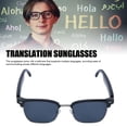thumbnail image 3 of Ai Translation Sunglasses with Microphone Speaker Multiple Languages Real Time AI Smart Translation Sunglasses for Music Travel Calling, 3 of 7